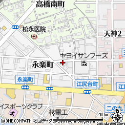 静岡県静岡市清水区永楽町5-8周辺の地図
