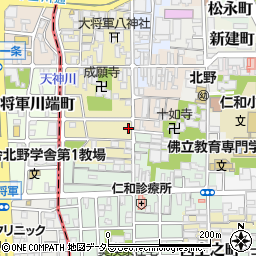 京都府京都市上京区西町125周辺の地図