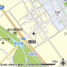 滋賀県蒲生郡日野町増田276周辺の地図