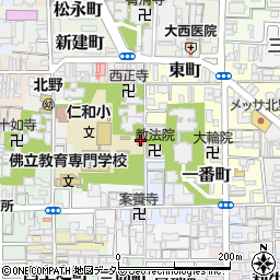 仁和自治会館周辺の地図