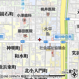京都府京都市上京区役人町237周辺の地図