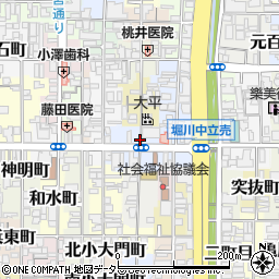 京都府京都市上京区役人町244-3周辺の地図