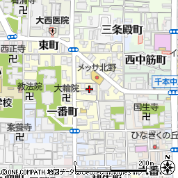 京都府京都市上京区三軒町71周辺の地図