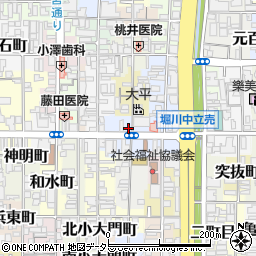 京都府京都市上京区役人町244周辺の地図