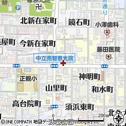 京都府京都市上京区多門町445-17周辺の地図