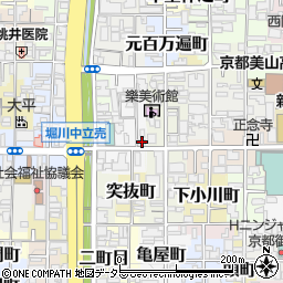 京都府京都市上京区東橋詰町74周辺の地図