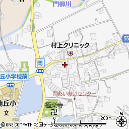 兵庫県西脇市黒田庄町岡358周辺の地図