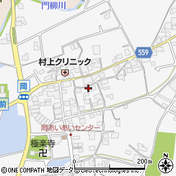 兵庫県西脇市黒田庄町岡422周辺の地図
