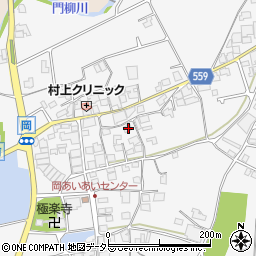 兵庫県西脇市黒田庄町岡428周辺の地図