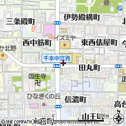 京都府京都市上京区玉屋町45周辺の地図