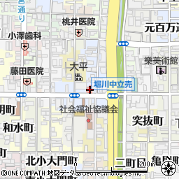 京都府京都市上京区役人町252周辺の地図