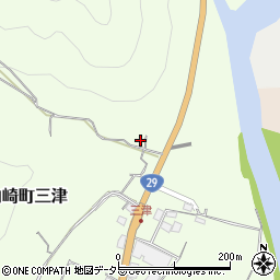 兵庫県宍粟市山崎町三津508周辺の地図