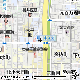 京都府京都市上京区役人町257周辺の地図