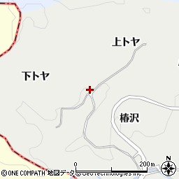 愛知県豊田市蕪木町下トヤ周辺の地図