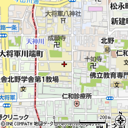 京都府京都市上京区西町127周辺の地図