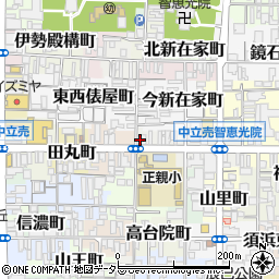 京都府京都市上京区新桝屋町412周辺の地図