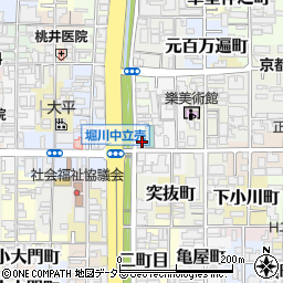 京都府京都市上京区東橋詰町64周辺の地図