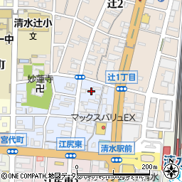 静岡県静岡市清水区本郷町9-13周辺の地図