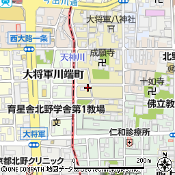 京都府京都市上京区西町130周辺の地図