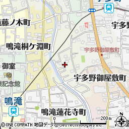 京都府京都市右京区宇多野法安寺町20-8周辺の地図