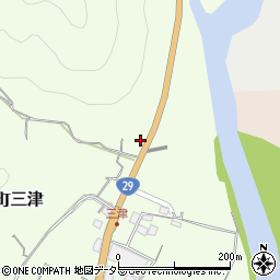兵庫県宍粟市山崎町三津501周辺の地図