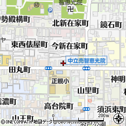 京都府京都市上京区新桝屋町427周辺の地図