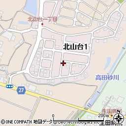 〒520-3241 滋賀県湖南市北山台の地図