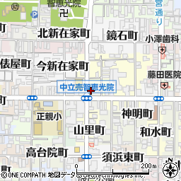 京都府京都市上京区多門町445-19周辺の地図