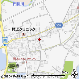 兵庫県西脇市黒田庄町岡429周辺の地図