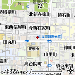 京都府京都市上京区新桝屋町428周辺の地図