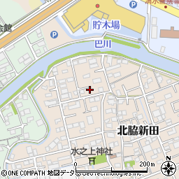 静岡県静岡市清水区北脇新田462周辺の地図