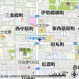 京都府京都市上京区玉屋町41周辺の地図
