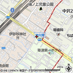 渋川東周辺の地図