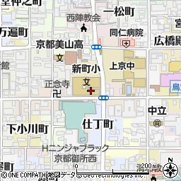 京都府京都市上京区三丁町周辺の地図