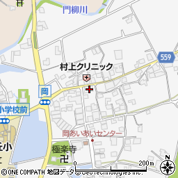 兵庫県西脇市黒田庄町岡353周辺の地図