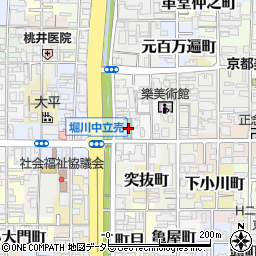 京都府京都市上京区東橋詰町66周辺の地図
