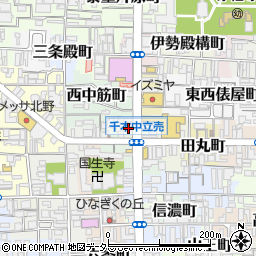 京都府京都市上京区玉屋町42周辺の地図