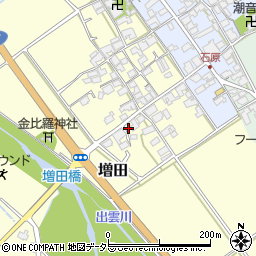 滋賀県蒲生郡日野町増田277周辺の地図