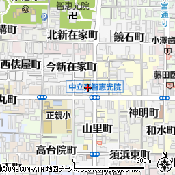 京都府京都市上京区多門町445-12周辺の地図