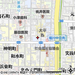 京都府京都市上京区役人町242周辺の地図