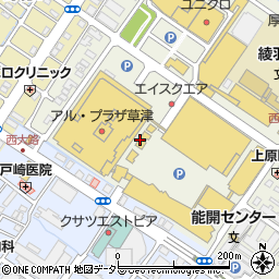 Mz TABLE 草津エイスクエア店周辺の地図
