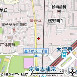 ミラージュ大津京周辺の地図