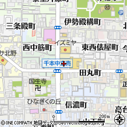 京都府京都市上京区玉屋町39周辺の地図