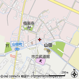 滋賀県草津市北山田町55周辺の地図