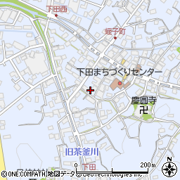 滋賀県湖南市下田1503-4周辺の地図