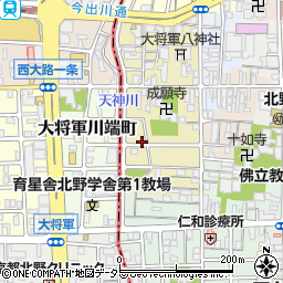 京都府京都市上京区西町76周辺の地図