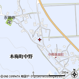 京都府亀岡市本梅町中野清水口19周辺の地図