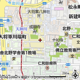 京都府京都市上京区西町121周辺の地図