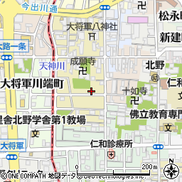 京都府京都市上京区西町119周辺の地図