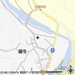 岡山県美作市藤生113周辺の地図